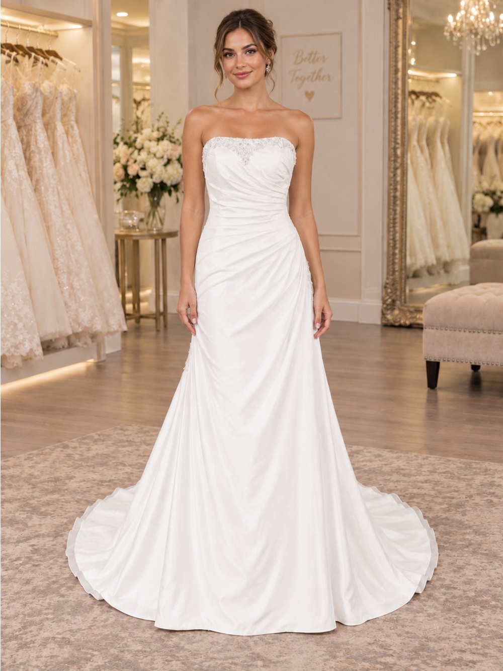 NWT Size 6 Wedding Gown Bridal Gown Wedding Dress Corset Tie Back